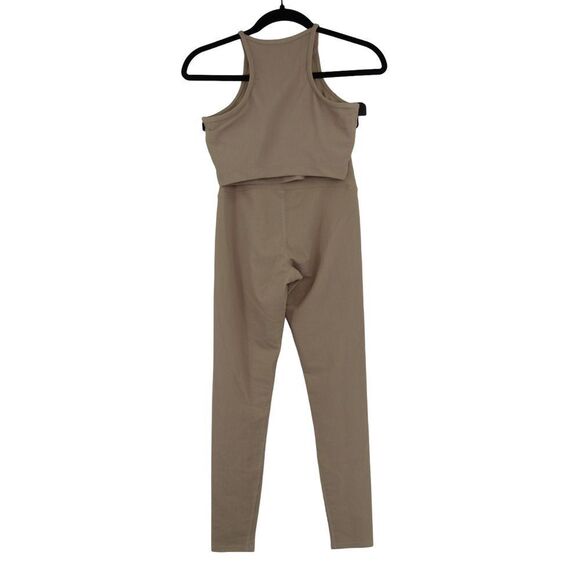 Beach Riot Women’s Glitter Anna Tank and Leggings Set in Tan Sz S - Picture 3 of 8